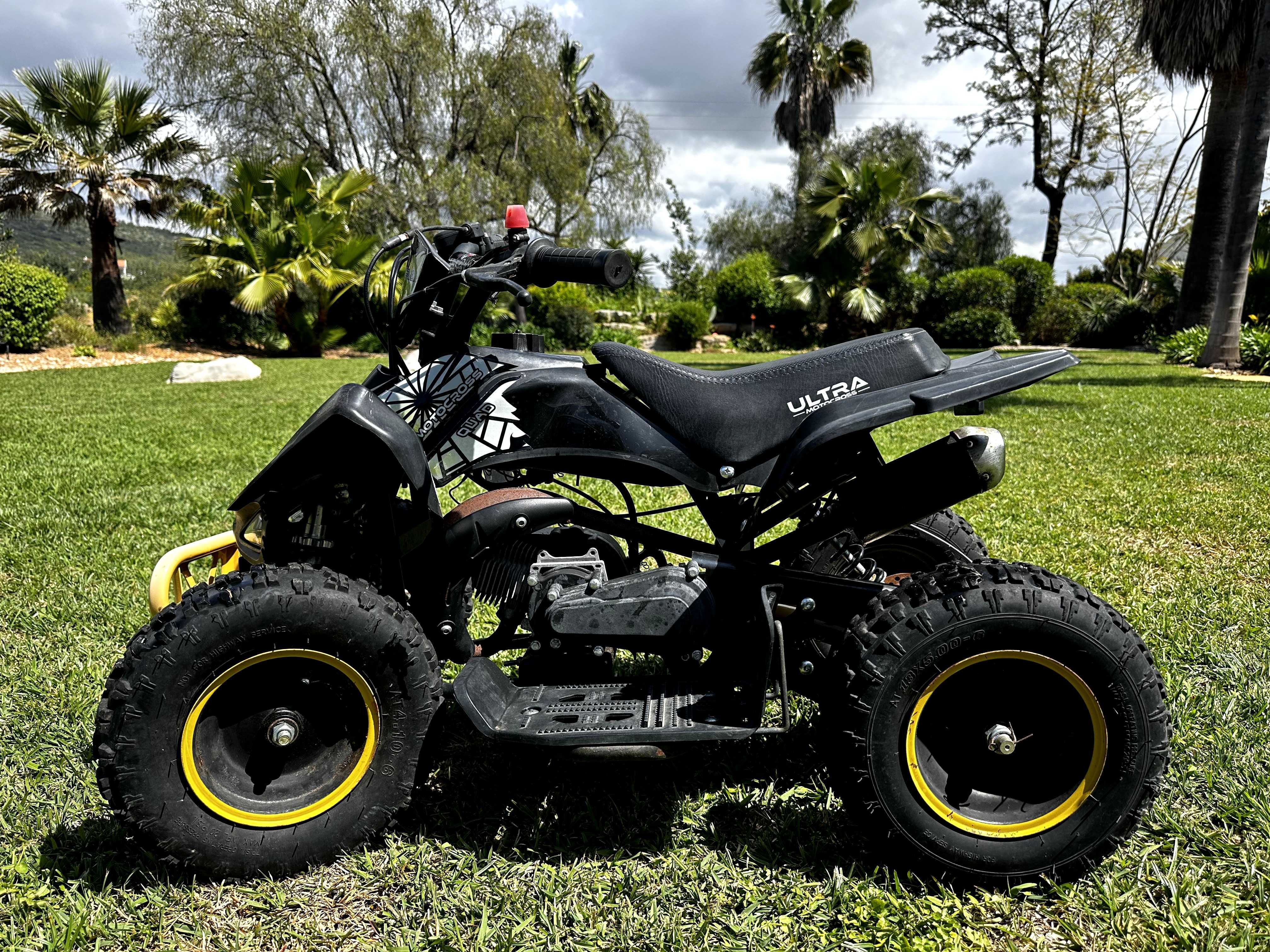 49cc Quad Bike – 18 Months Old – Not Starting – €120 – Loulé