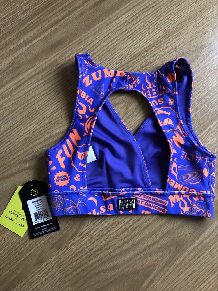 Zumba top - stanik, XS  Nowy