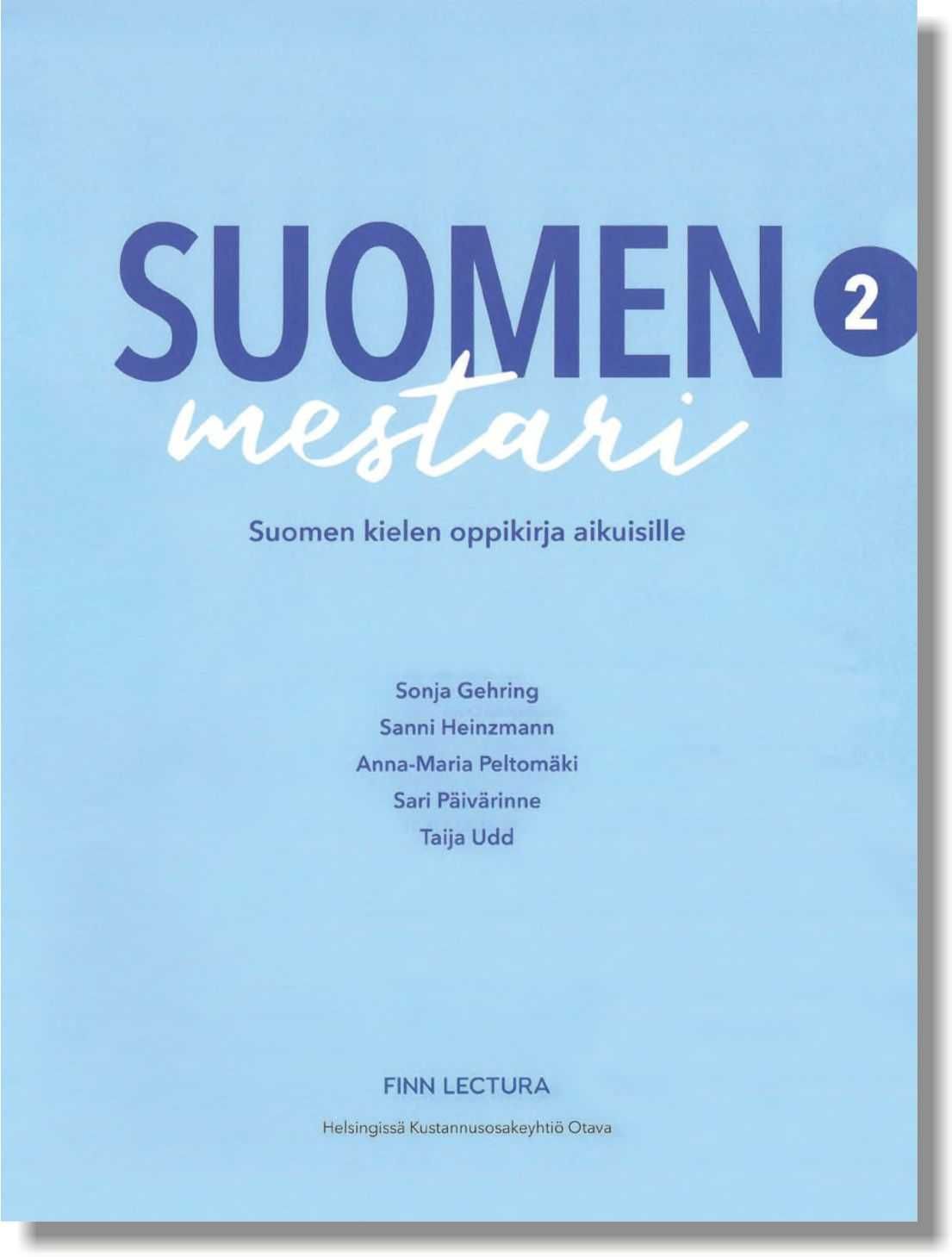 Цветные учебники финского языка Suomen mestari A1 и A2
