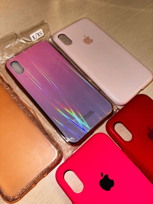 Чохол на iPhone X/XS, набір з 5шт - 250 грн