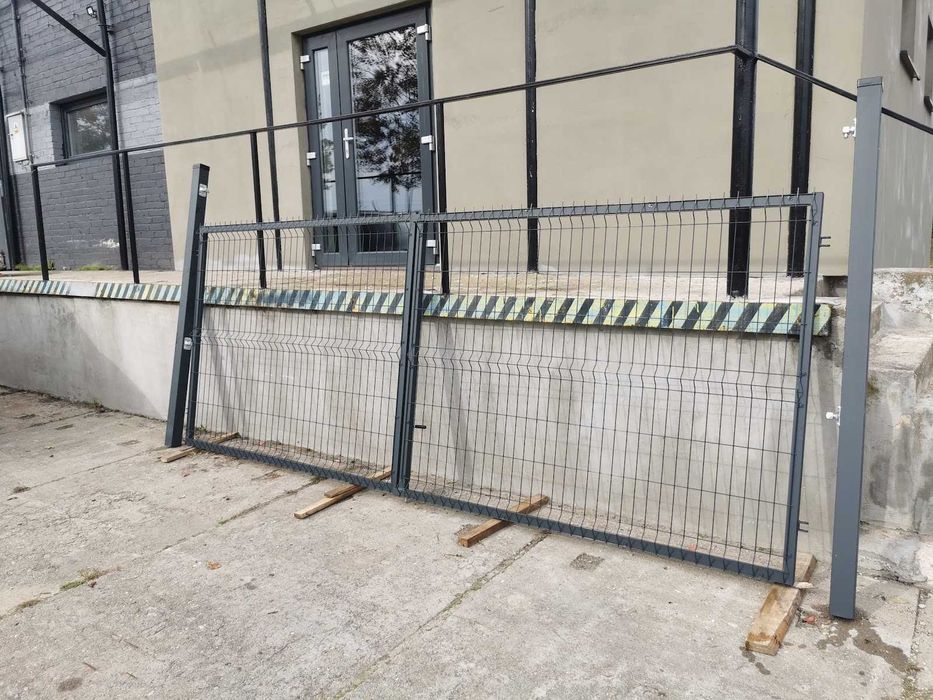 BRAMA Dwuskrzydłowa rozwierna Panel 3d 150cmx400cm OCYNK+RAL PRODUCENT