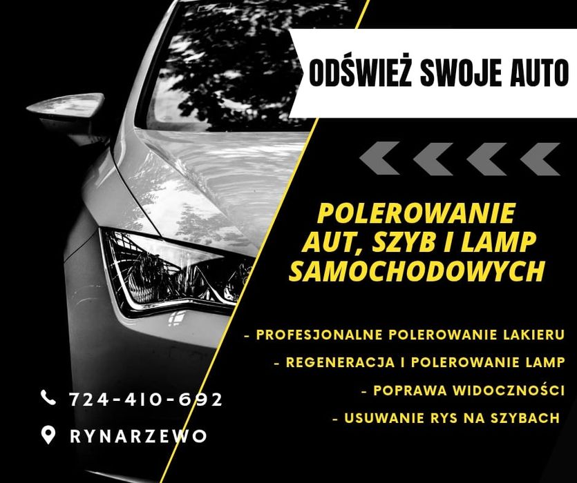 Polerowanie lamp polerowanie samochodów pranie tapicerek