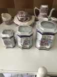Conjunto 3 potes porcelana jiovet