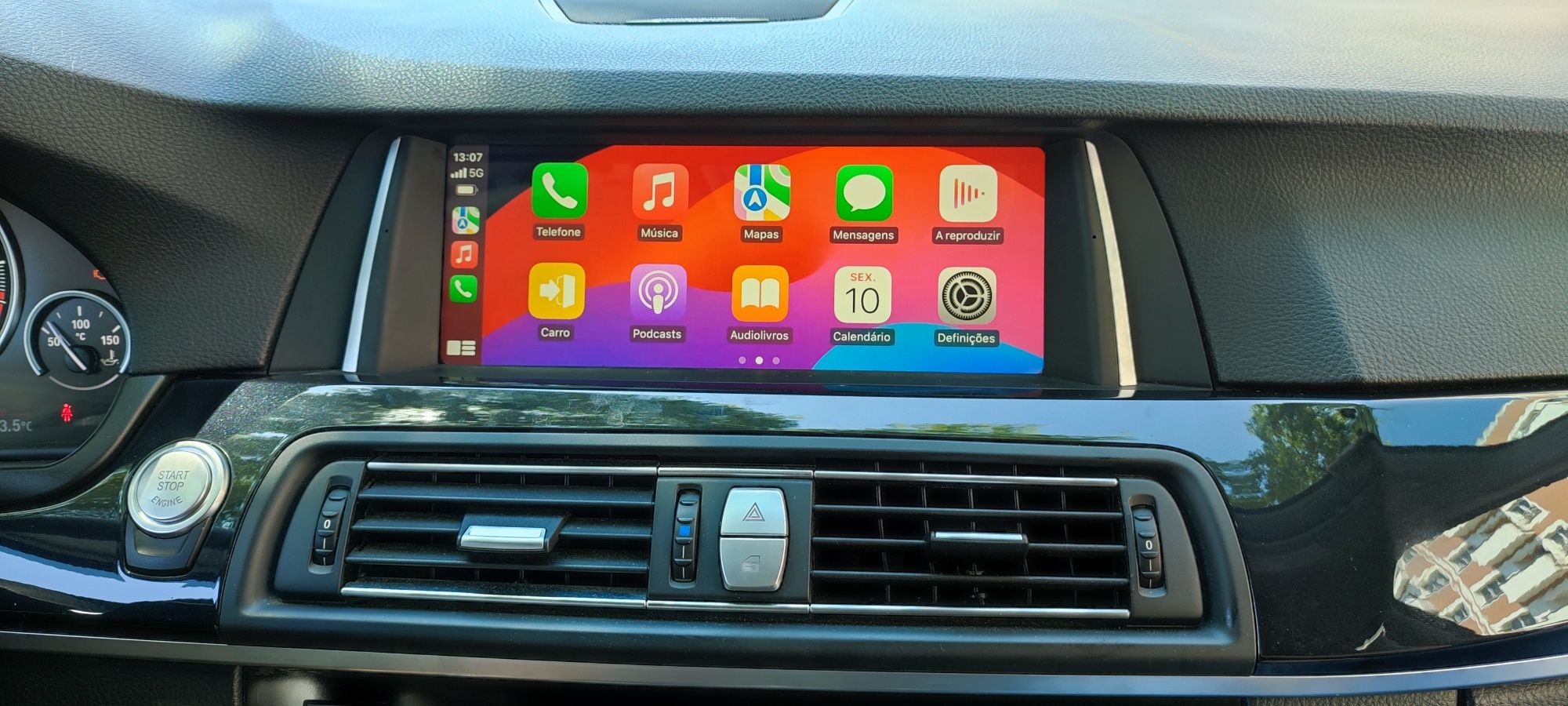 Monitor Android BMW GPS USB Bluetooth série 5 F10 F11 Carplay