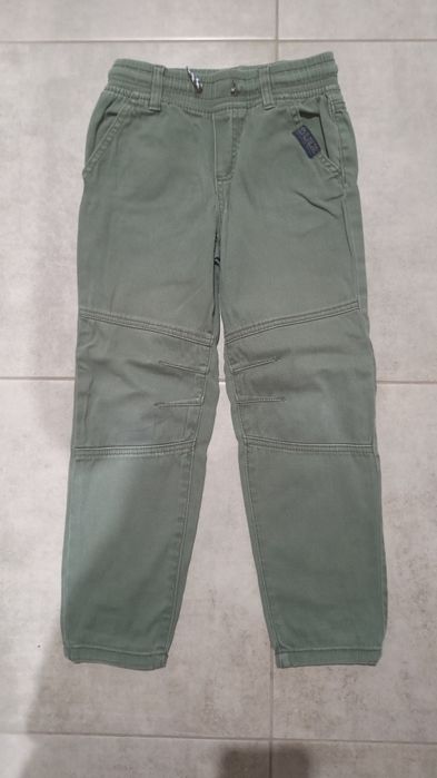 Spodnie chłopięce z grubej bawełny, rozm. 110