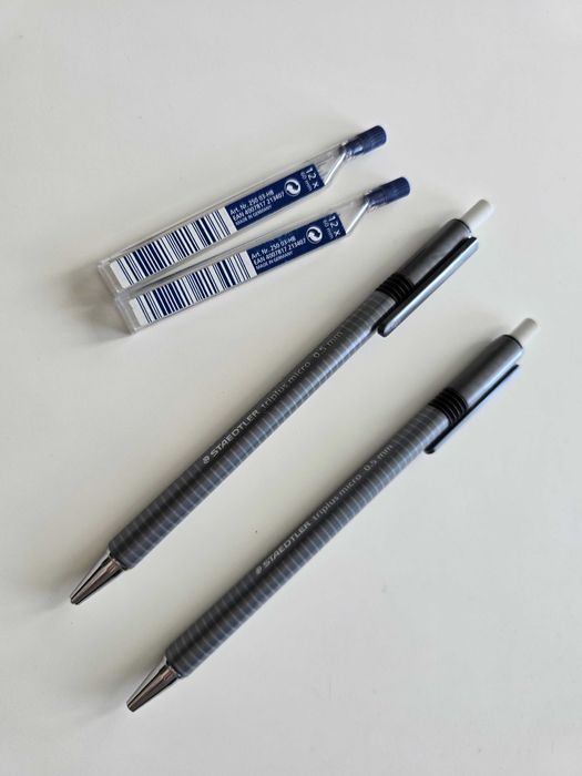 Staedtler Triplus, zestaw 48 szt. długopisy cienkopisy mazaki ołówki