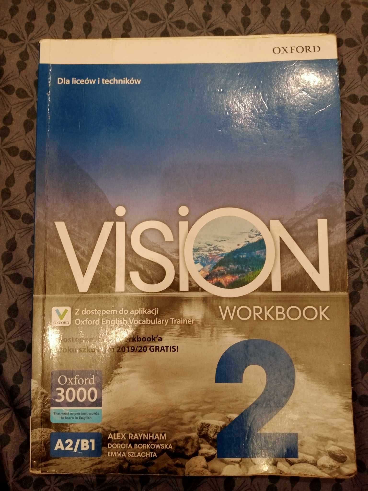 Vision podręcznik i work book 2 zestaw