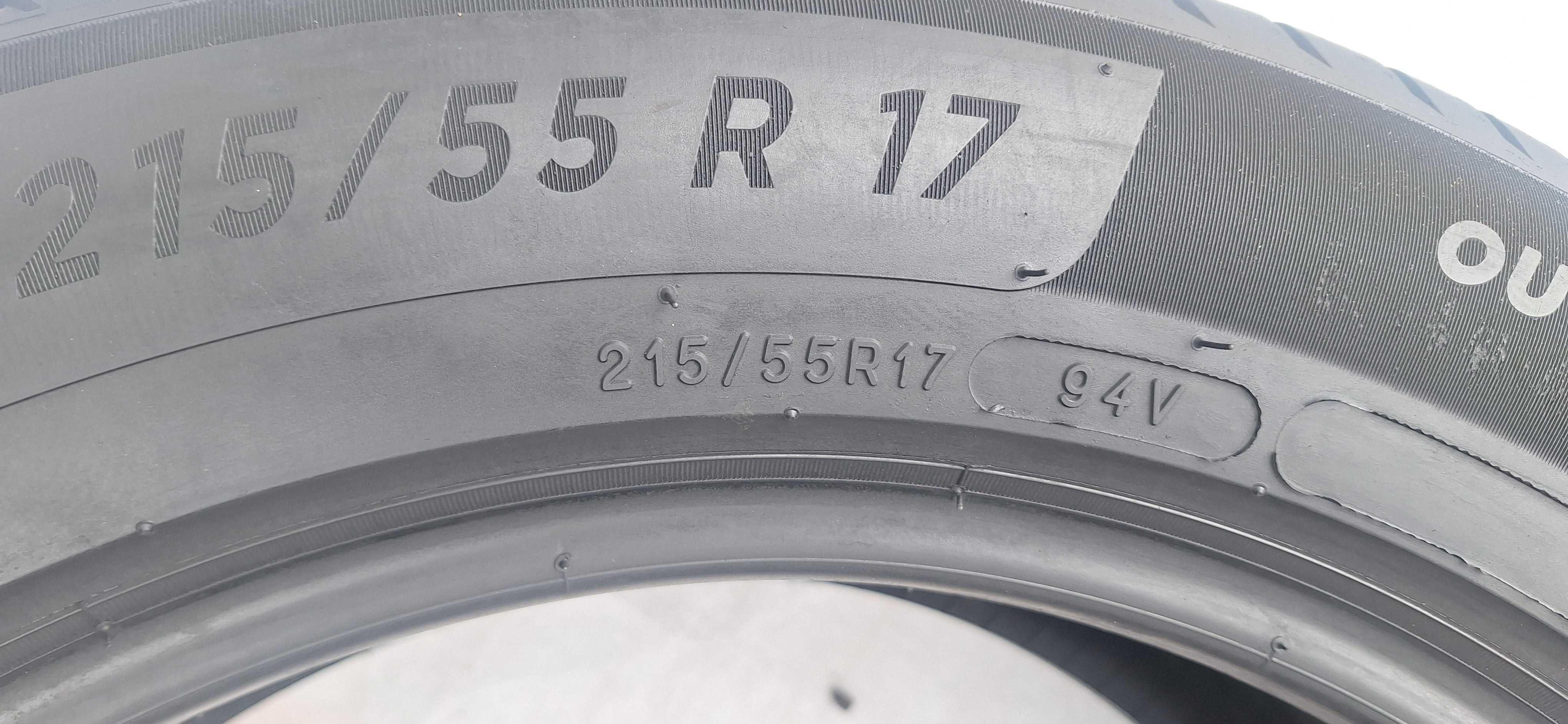 2x opony Letnie 215/55R17 Michelin 215/55/17 6,5mm 20r Wymiana Montaz