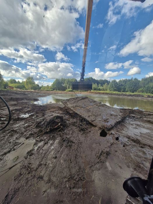 Kopanie stawów czyszczenie zbiorników wodnych