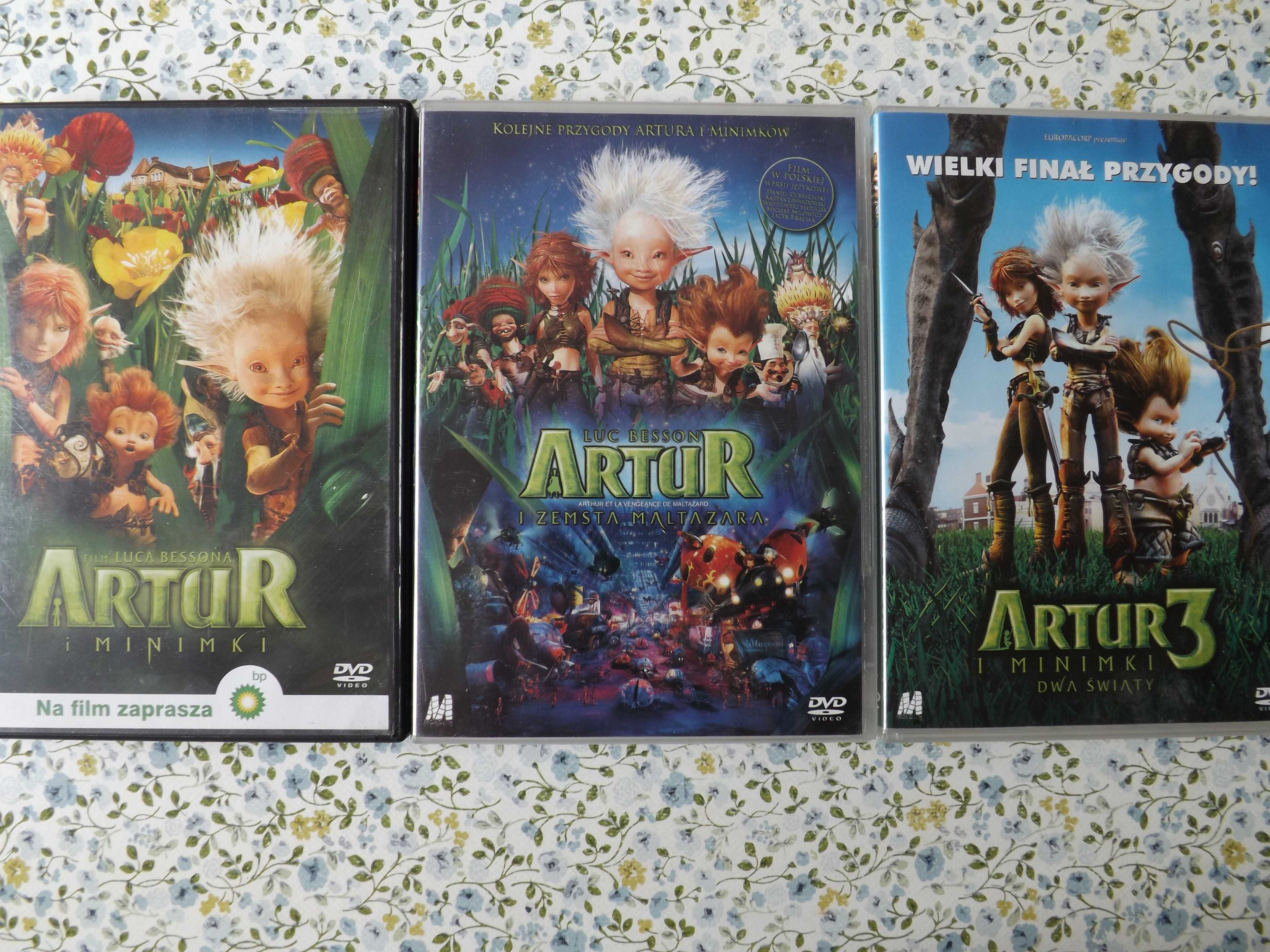 Artur i miminki trylogia bajka film dvd