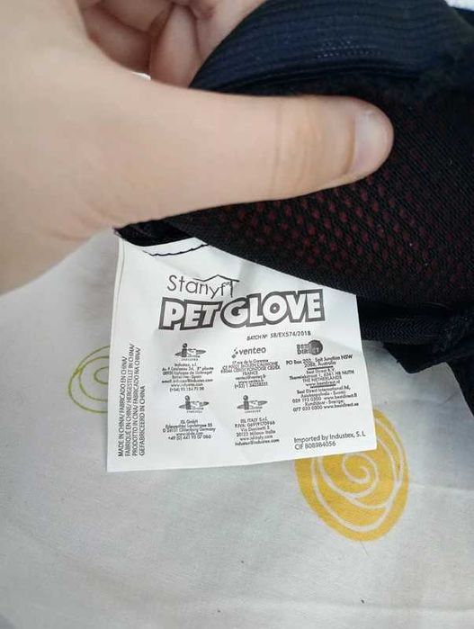 Escova / luva para cães e gatos