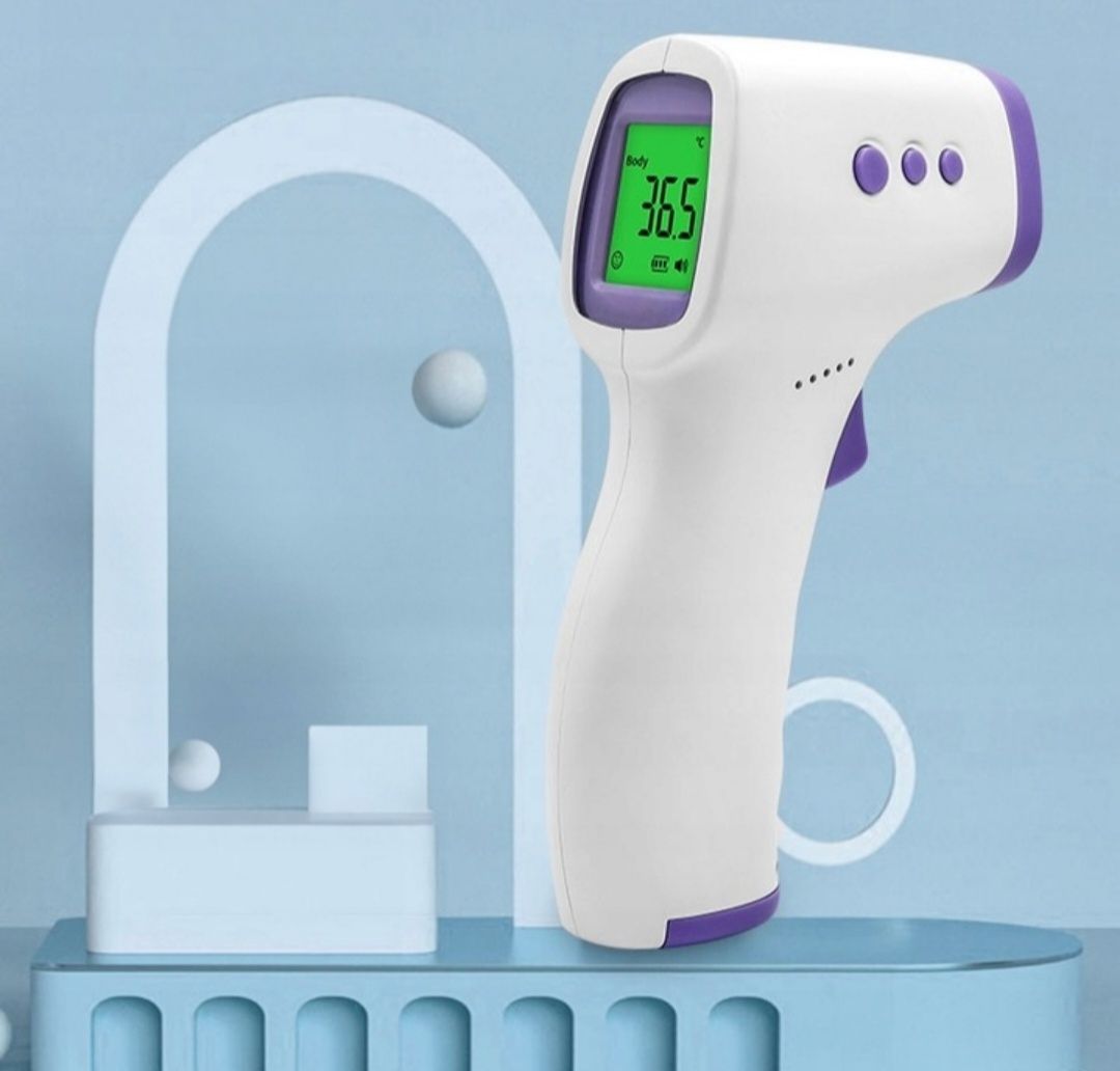 Termometr bezdotykowy elektroniczny LCD cyfrowy podczerwień dokładny
