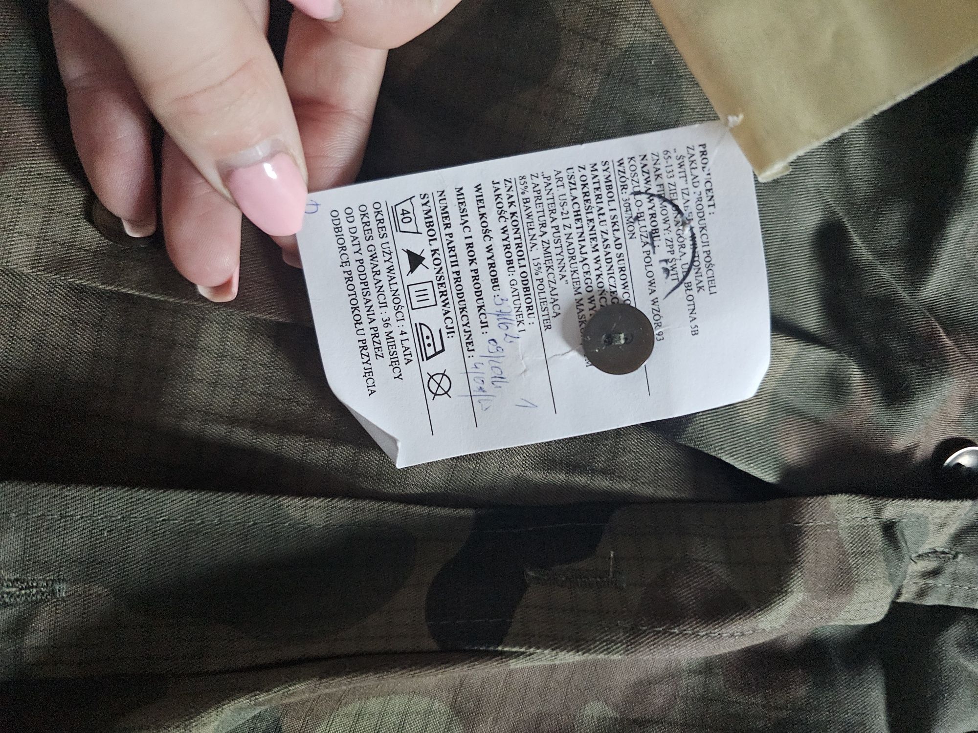 Koszulo-bluza połowa wz 93 37/162
