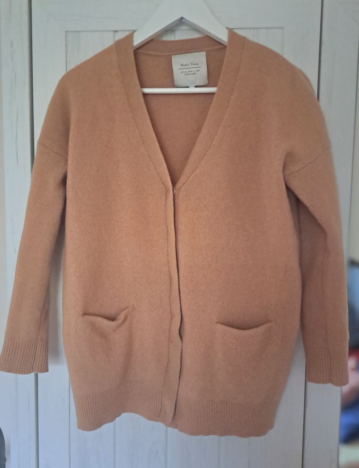 Camelowy sweter wełna Part Two