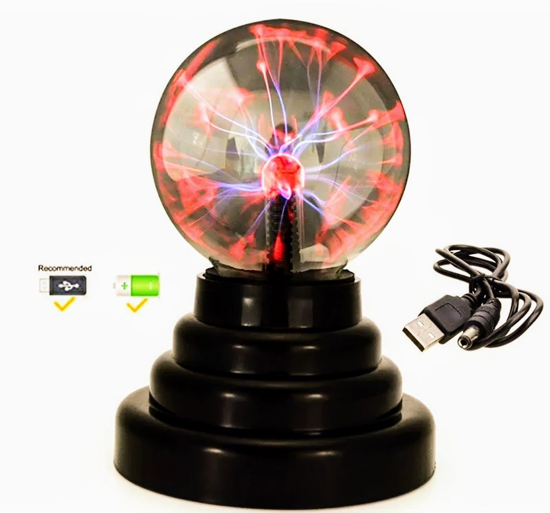 Magiczna kula plazmowa - lampka dotykowa.