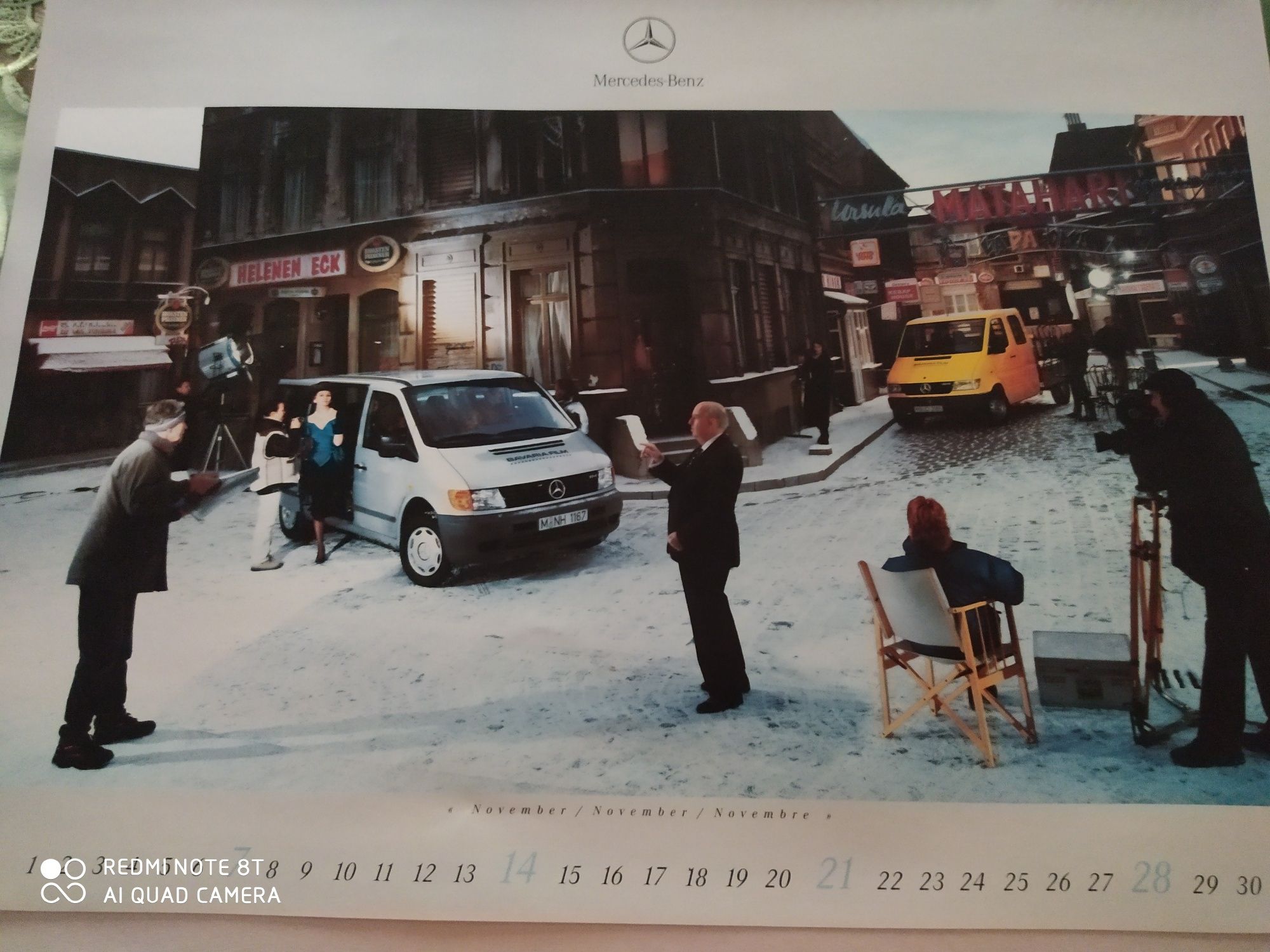 Kalendarz Mercedes 1999 r.