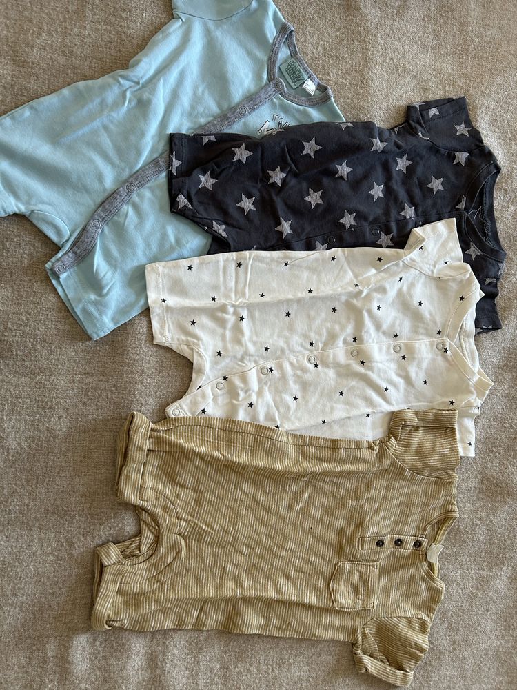Wyprawka NOWE Zestaw 4 sztuki śpiochy letnie/ wiosenne H&M rozmiar 62