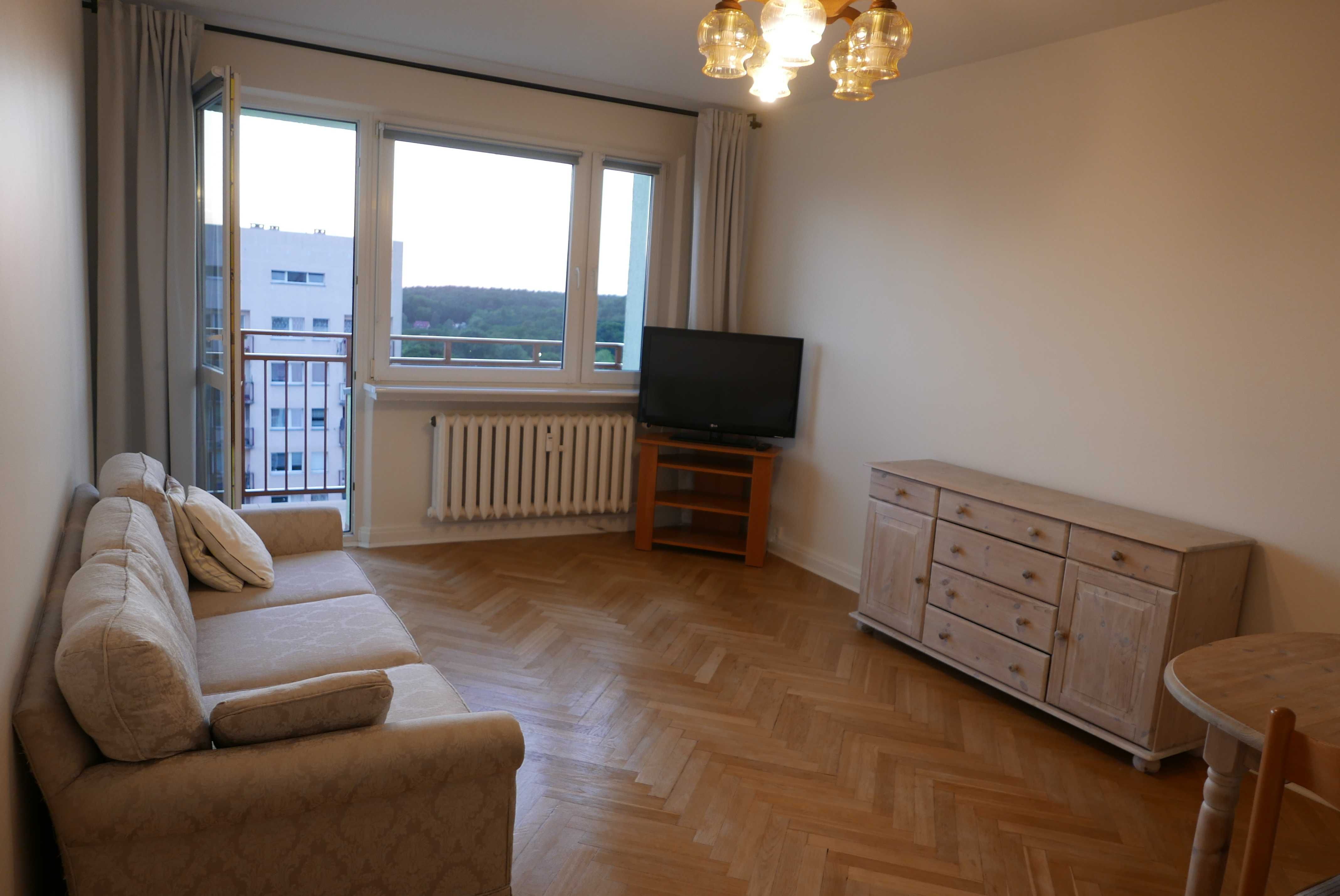 Szczecin - Zakole, wynajem słoneczne mieszkanie z ładnym widokiem 49m2