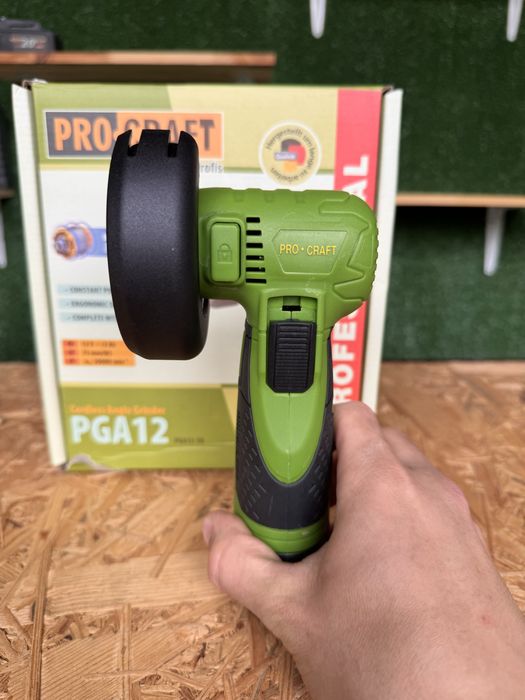 Procraft PGA12 – Компактна акумуляторна міні-болгарка 12v