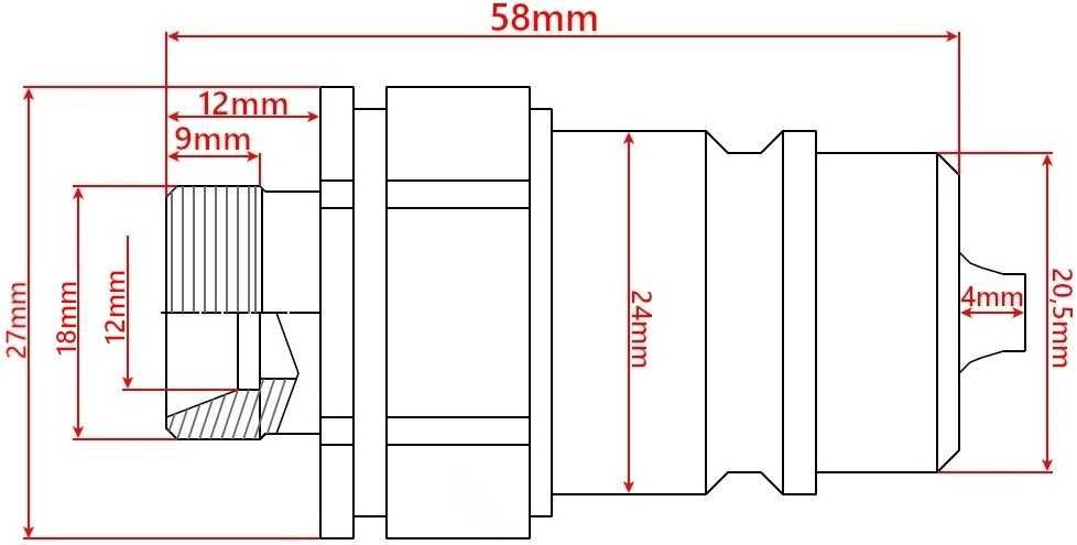 Manometr 400 Bar + Szybkozłącze WTYCZKA EURO M18 [8370]
