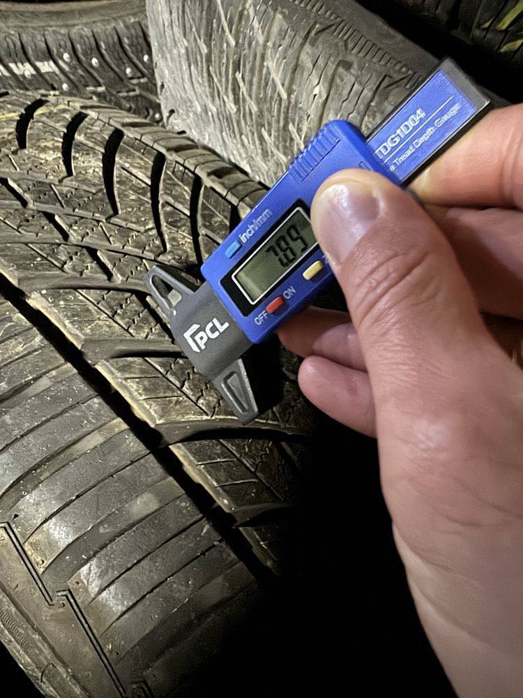 Шины  205/55 R19 Michelin Alpin 5 (7-7.5mm)  2+2 шт.