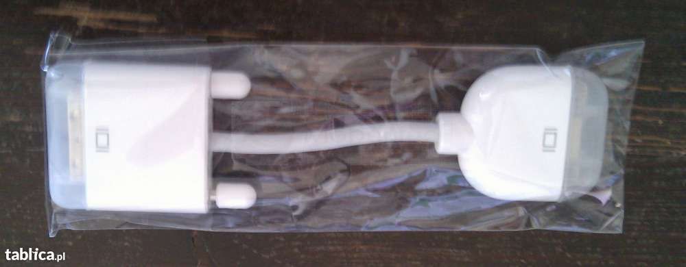 Apple DVI to VGA adapter kabel nowy