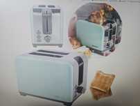 Vintage turkusowy toster nowy