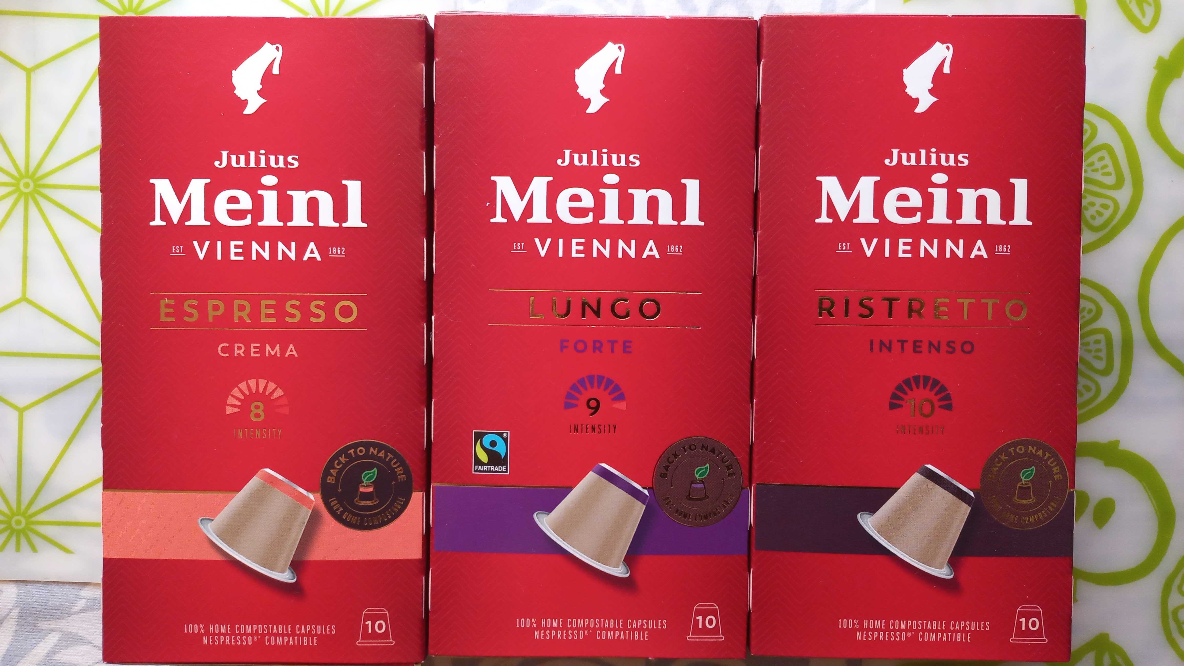 Кофе в капсулах Julius Meinl VIENNA для NESPRESSO кофемашин