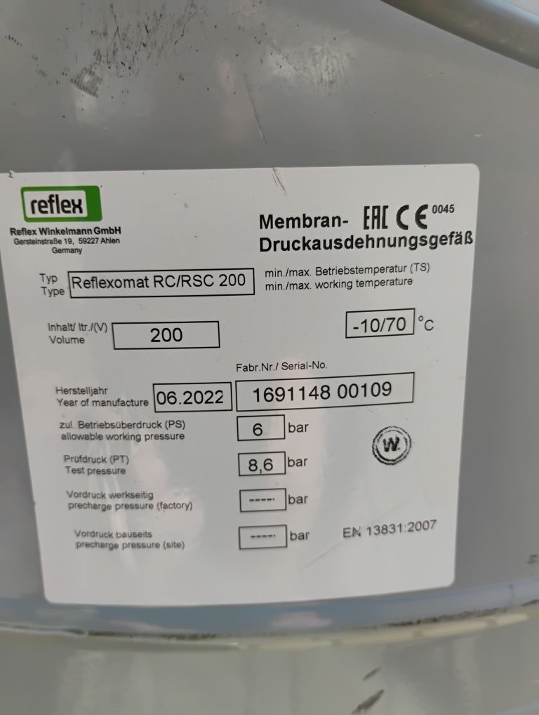 Reflexomat RC/RSC 200 stabilizator ciśnienia  w instalacji  wodnej