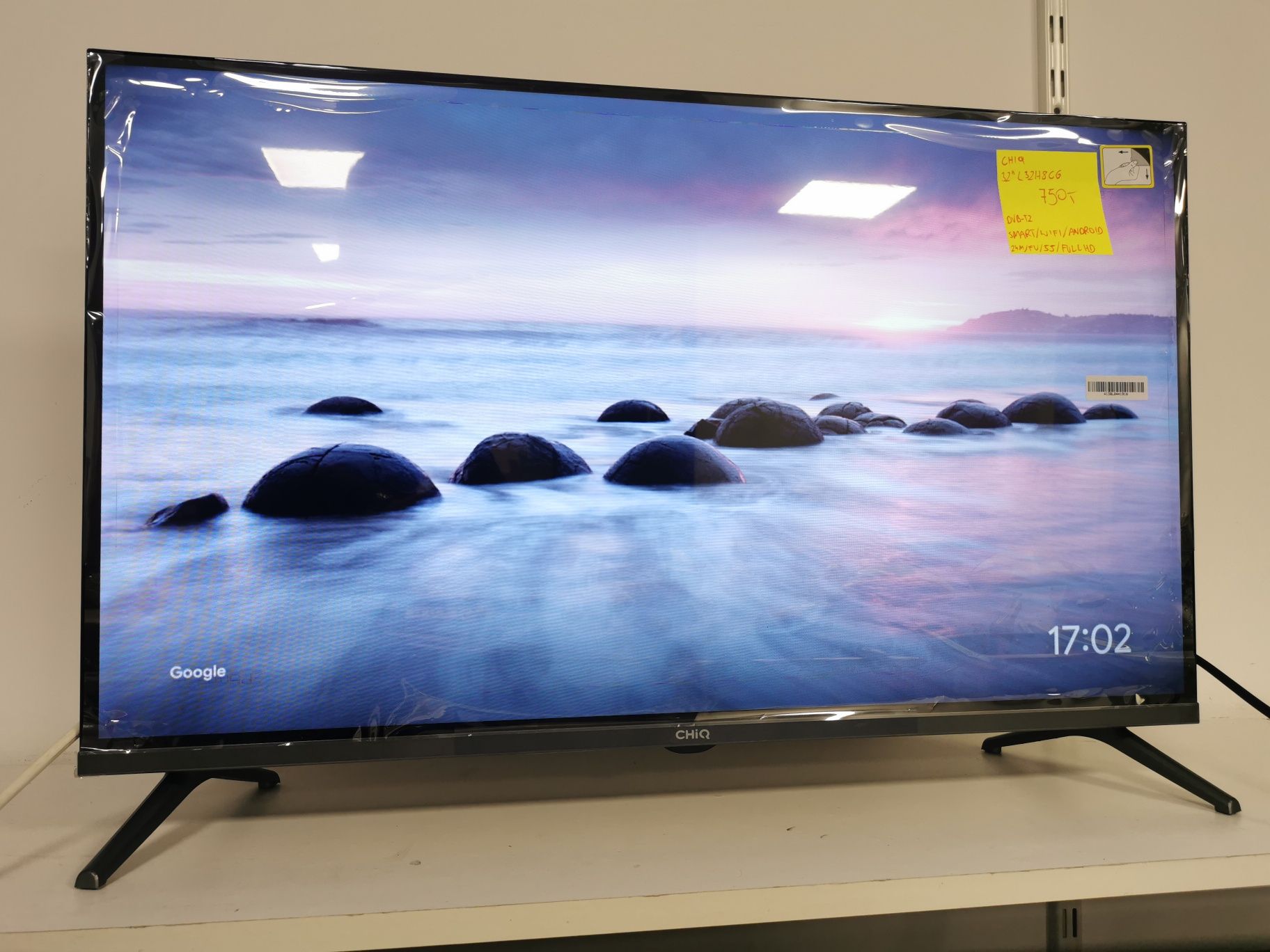 Nowy CHIQ 32 cale GoogleTV DVB-T2 Smart WiFi L32H7G GW24M telewizor