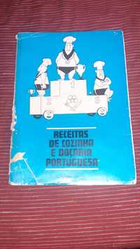 receitas cozinha doçaria portuguesa livro culinária 1962 2 edição
