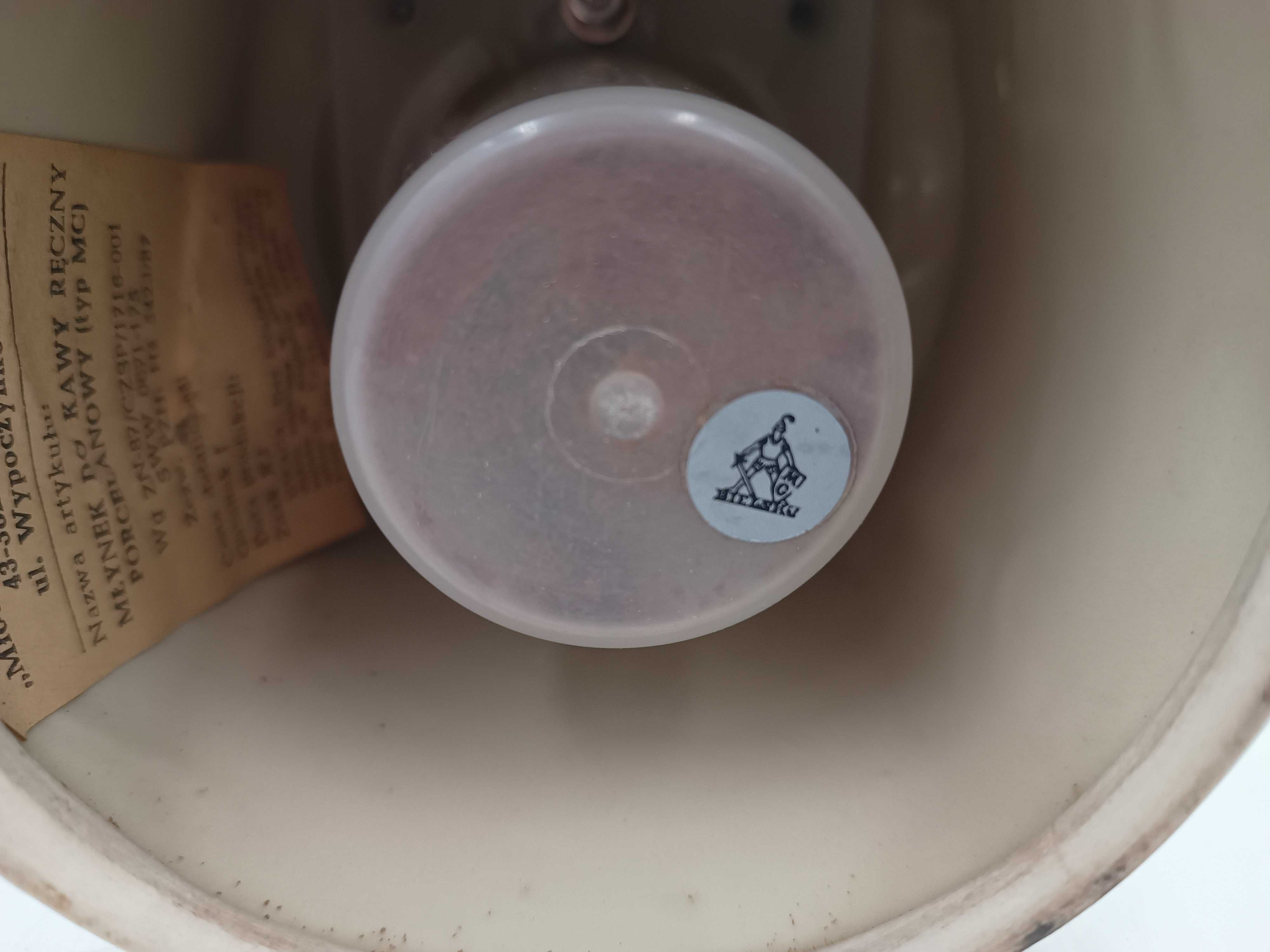 Ceramiczny ręczny młynek Spółdzielnia Pracy Młoda Gwardia - Elektromet