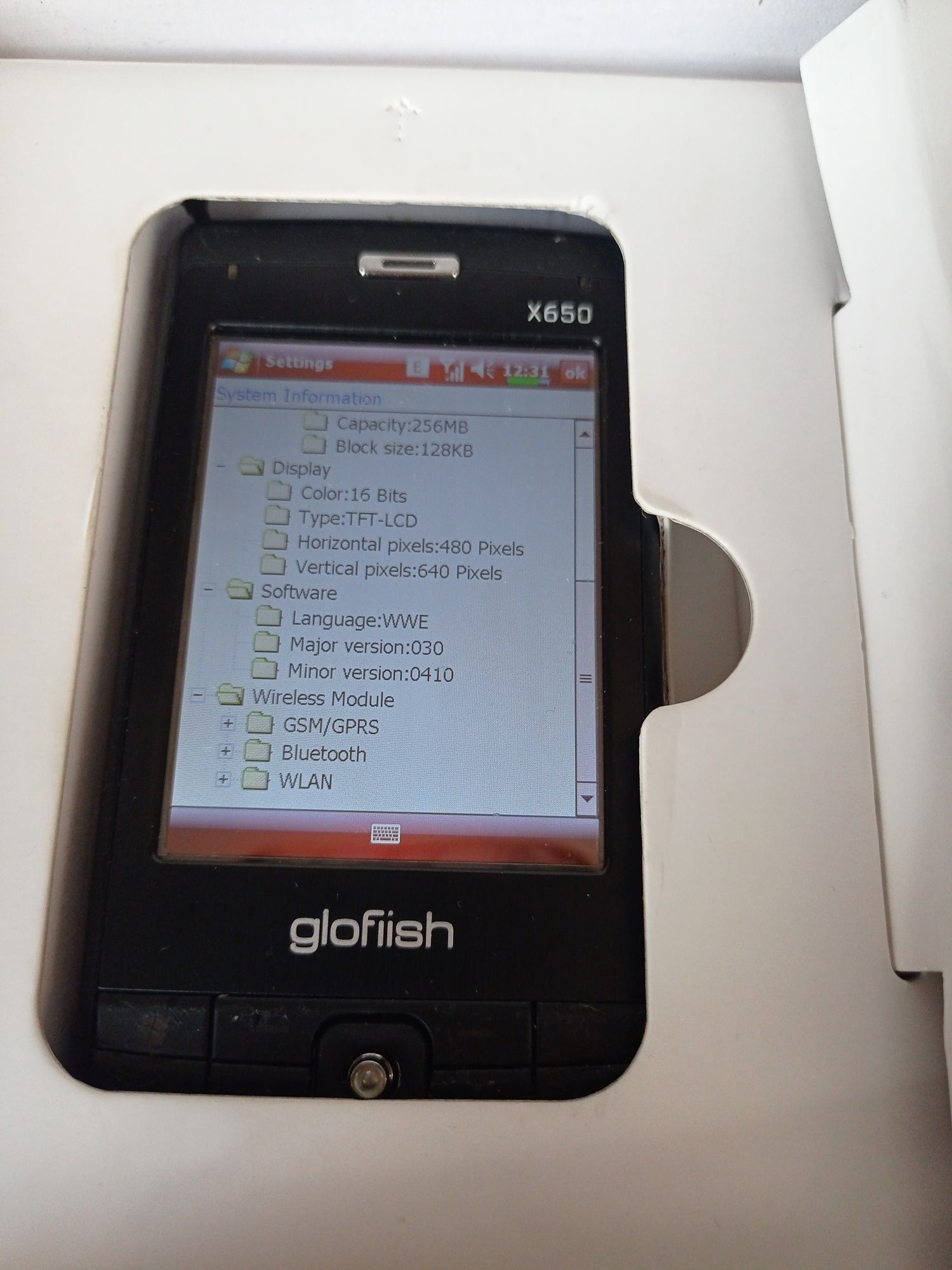 Telefon/Nawigacja GloFiish X650