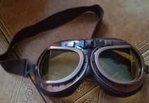 Óculos aviador Capacete Café Racer