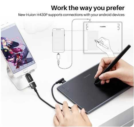 Графічний планшет HUION INSPIROY H430P