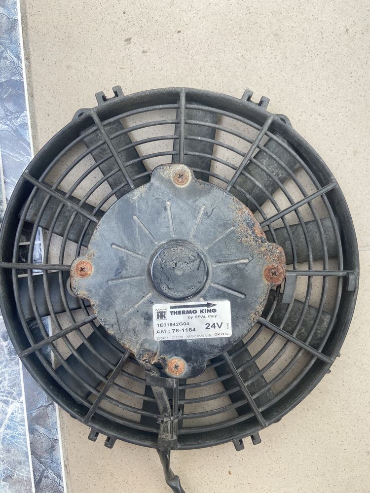Bентелятор 24V. Spal .Thermo king,781188,781184.