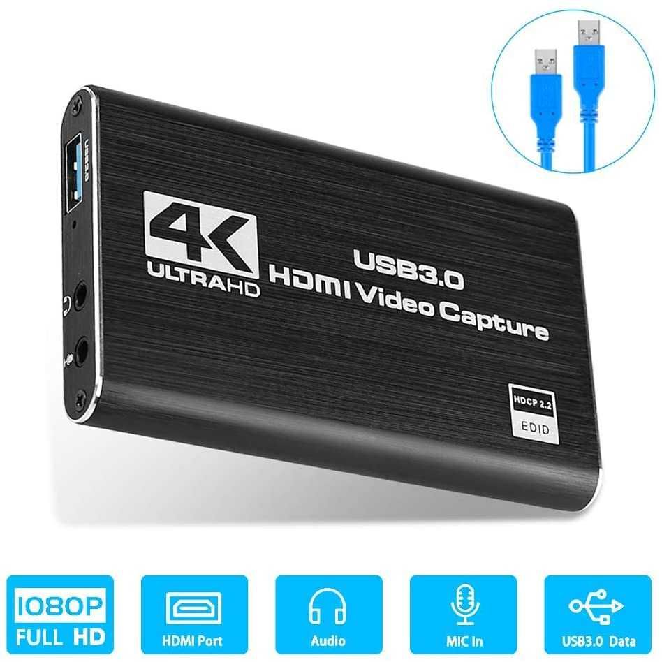 Внешняя карта видеозахвата HDMI в USB 3.0 Game Capture Card