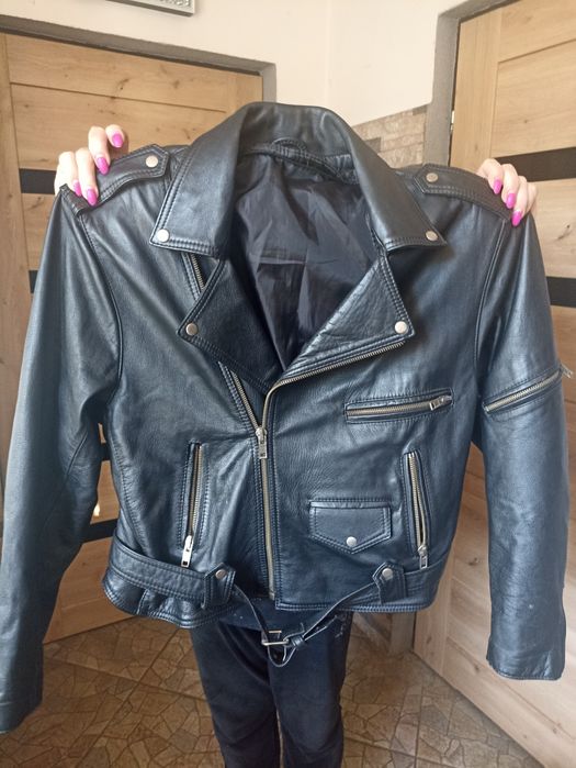 skórzana kurtka męska 2xl motocyklowa