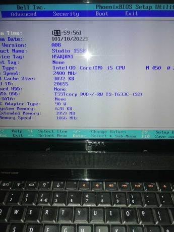 laptop dell studio core i5