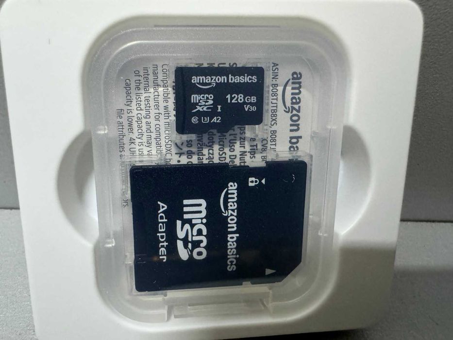 Amazon Basics 128GB MicroSDXC з адаптером SD - A2 U3, 100MB/s Новий!