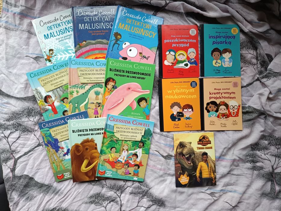 11 książeczek z McDonald's - Drzewodomscy, Mogę zostać, Park Jurajski