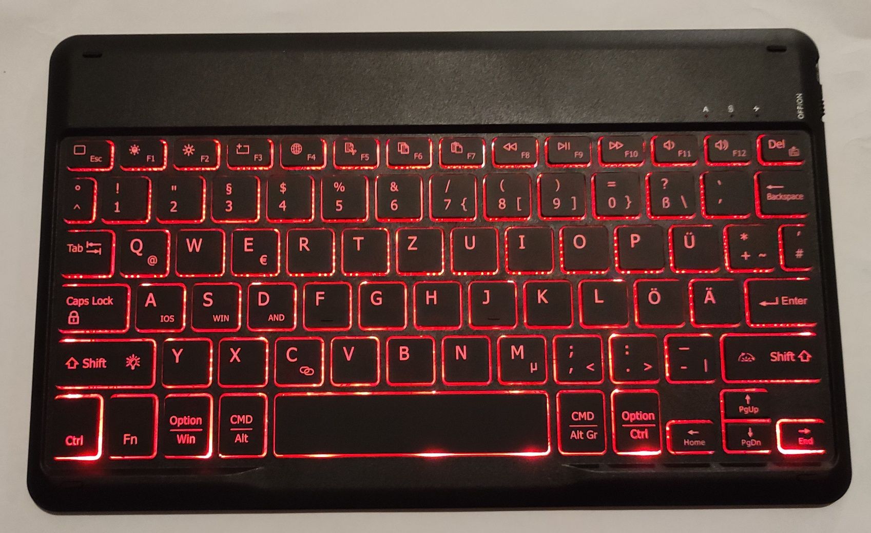 Teclado bluetooth RGB