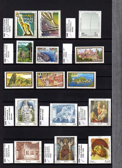 Selos Itália de 1980 a 2010
