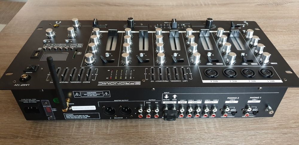 Mixer Dj Pronomic DX-165REC MKII  5-kanały z USB/SD/Bl