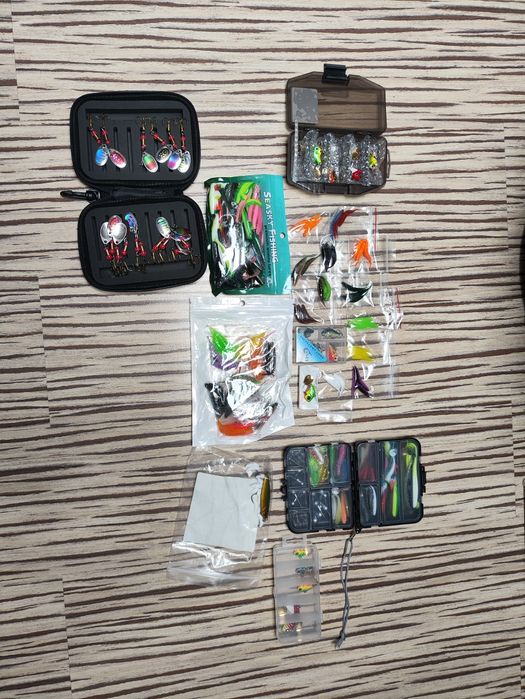 Akcesoria wędkarskie spinningowe przynęty woblery gumy tanta
