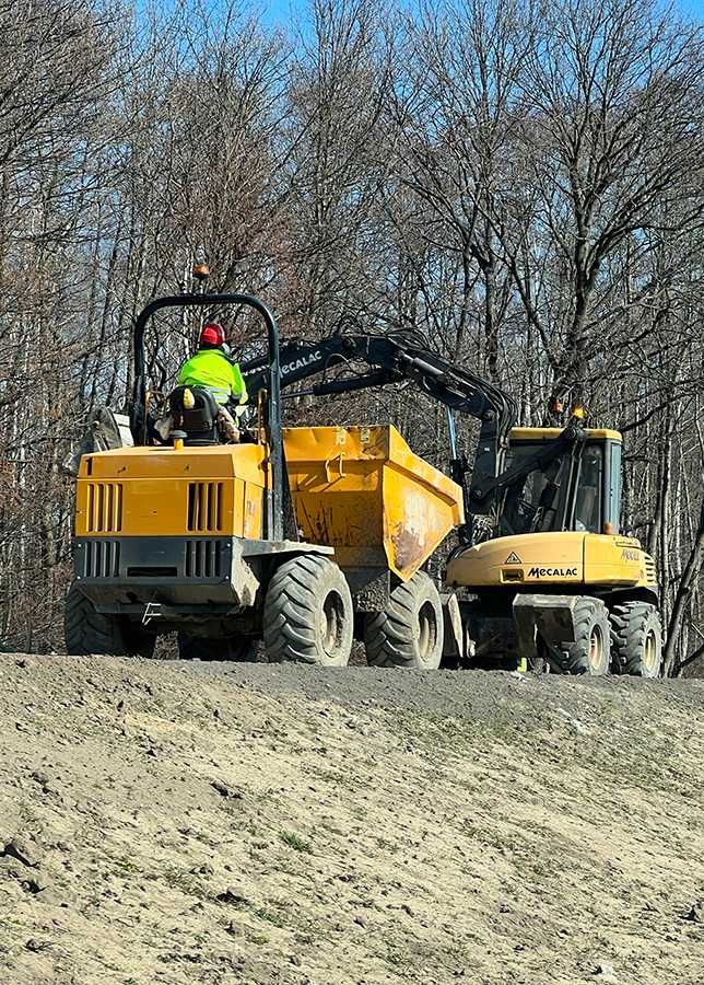 Maszyny budowlane uslugi wynajem WROCLAW mecalac wozidlo minikoparka