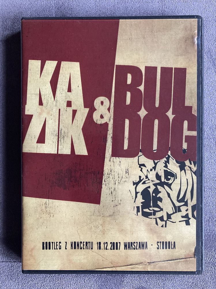 Kazik & Buldog. DVD - Bootleg z koncertu. Unikat !