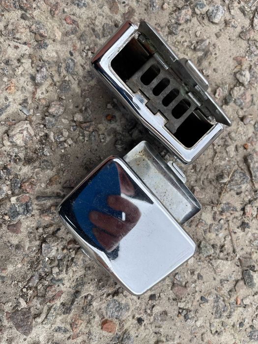 ретро пепельница хром авто на классику газ волга ваз