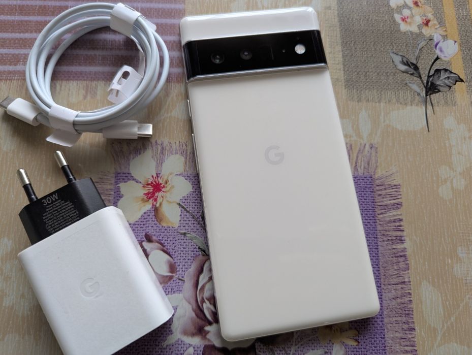 ІДЕАЛ Google Pixel 6 Pro 12-128Gb White/Neverlock/2-Sim/NFC/