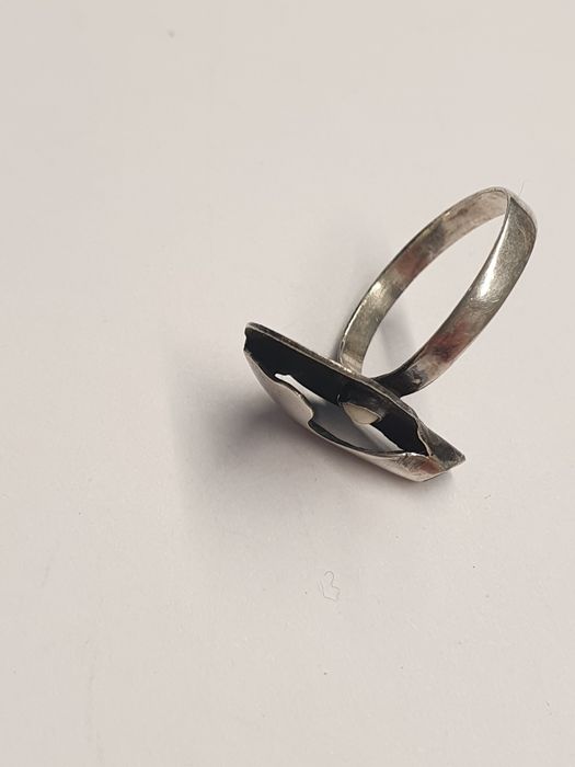 autorski pierścionek srebro 925